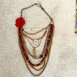 Lucky Brand multi strand necklace.